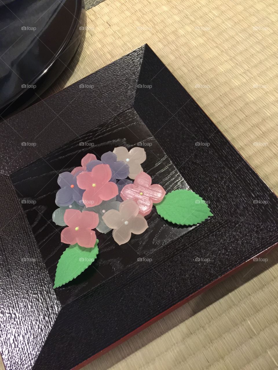 Japanese candy for matcha green tea ceremony