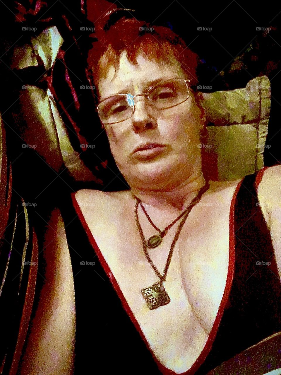 Reclining in front of a turbo fan on a hot and sweltering summer day I am wearing literally next to nothing in order to keep my body cool until the sun goes down. 2020. Hypnotic Productions