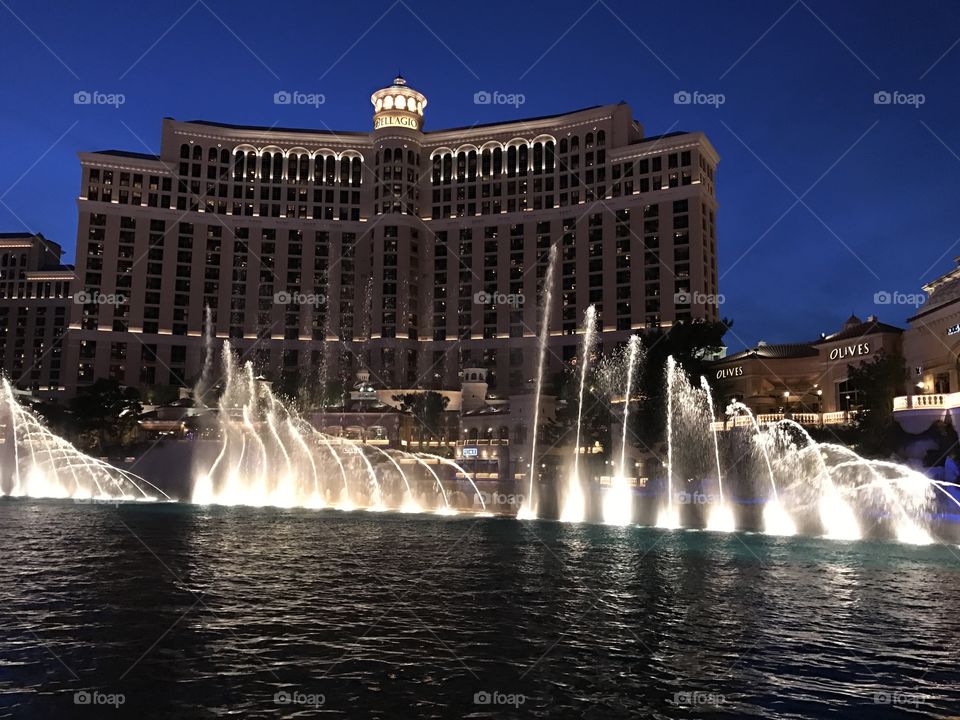 Bellagio waterworks 