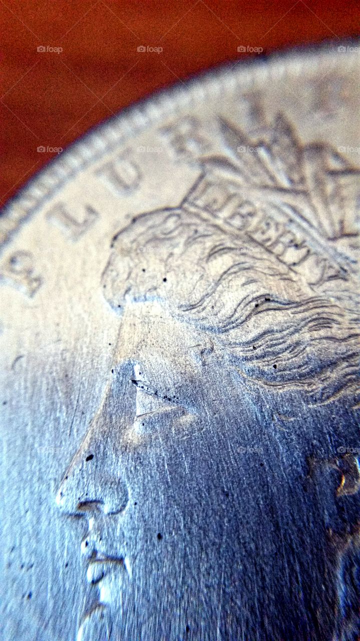 Old US Liberty Silver Dollar Coin