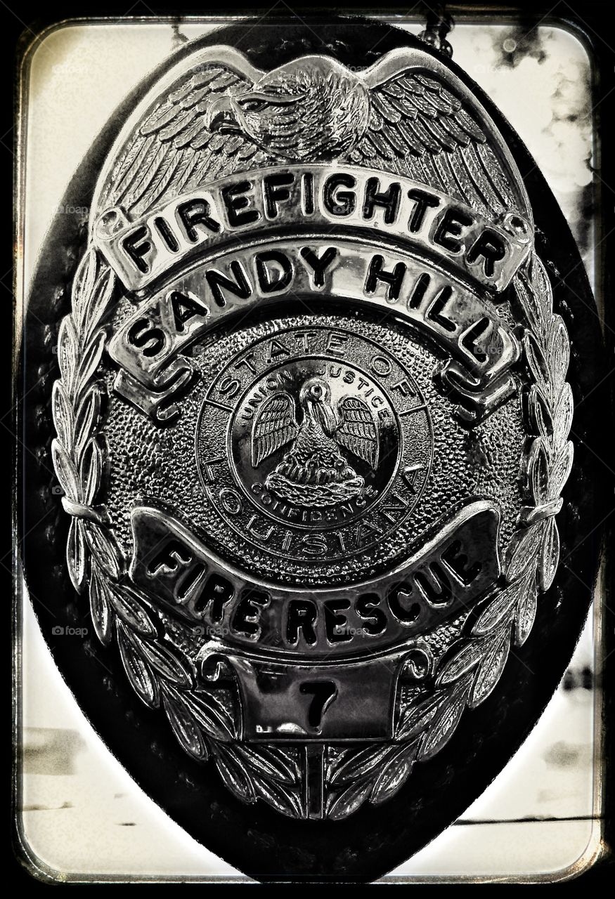 Fire Rescue Badge. Sandy Hill Fire Department 