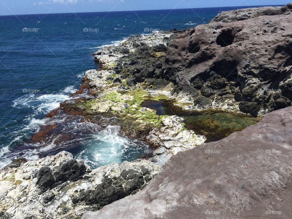 Water, Sea, Seashore, Landscape, Rock