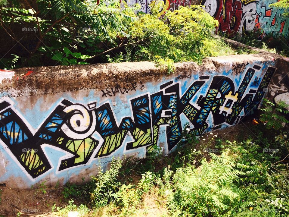 Graffiti, Nature, Color, Travel, Wood