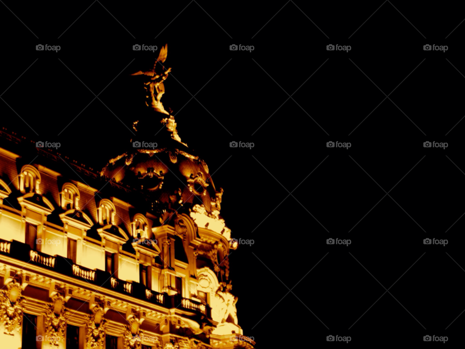 dark building back madrid by alejandrorubiob