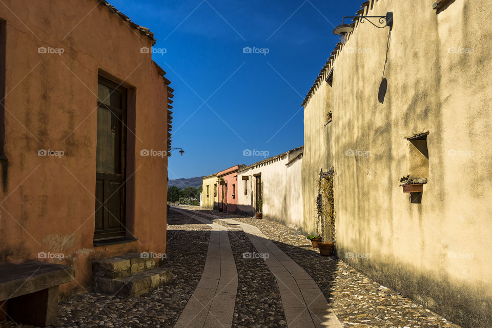 Streets of Tratalias, Sardinia