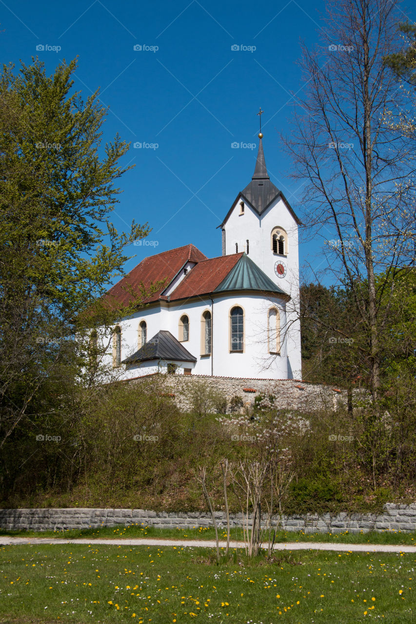 View of church