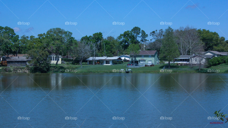 Houses by the lake