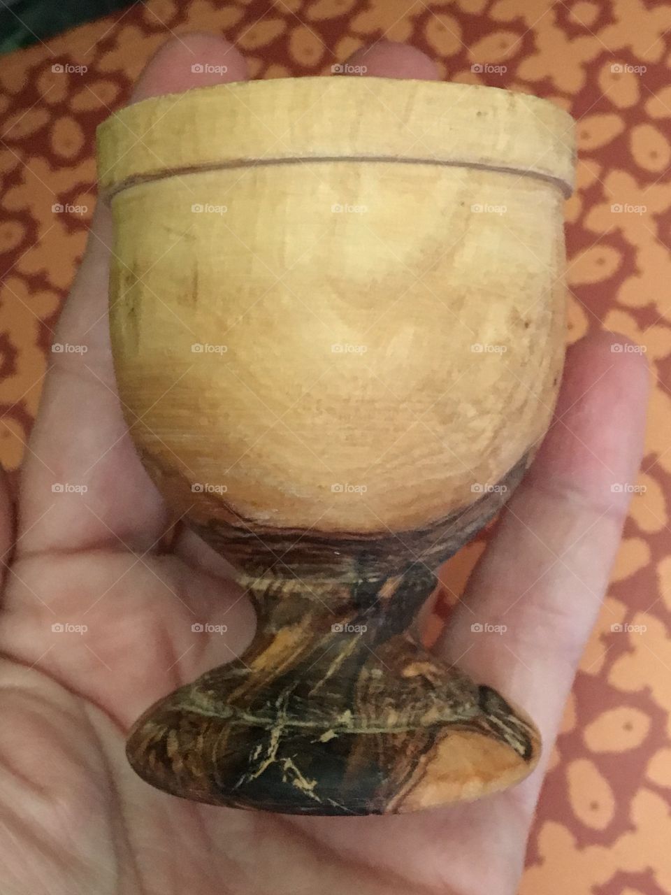 Olive tree - wooden egg cup