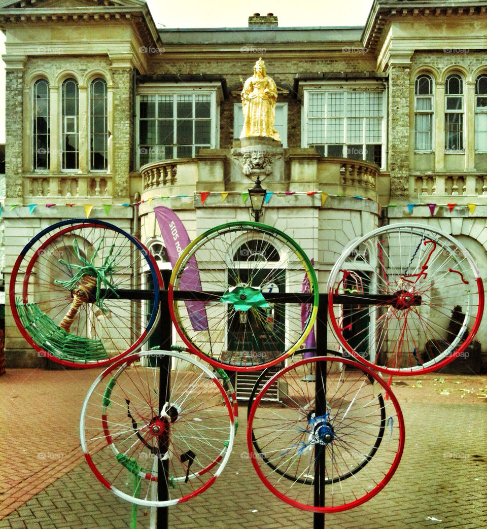 bicycle rings london united kingdom by craigyman