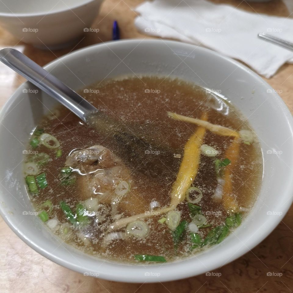 Yilan Nan'ao Railway Station Peeled Chilli Chicken Soup