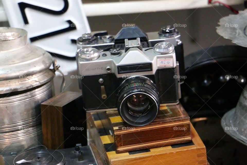 Vintage, Old, Technology, No Person, Lens