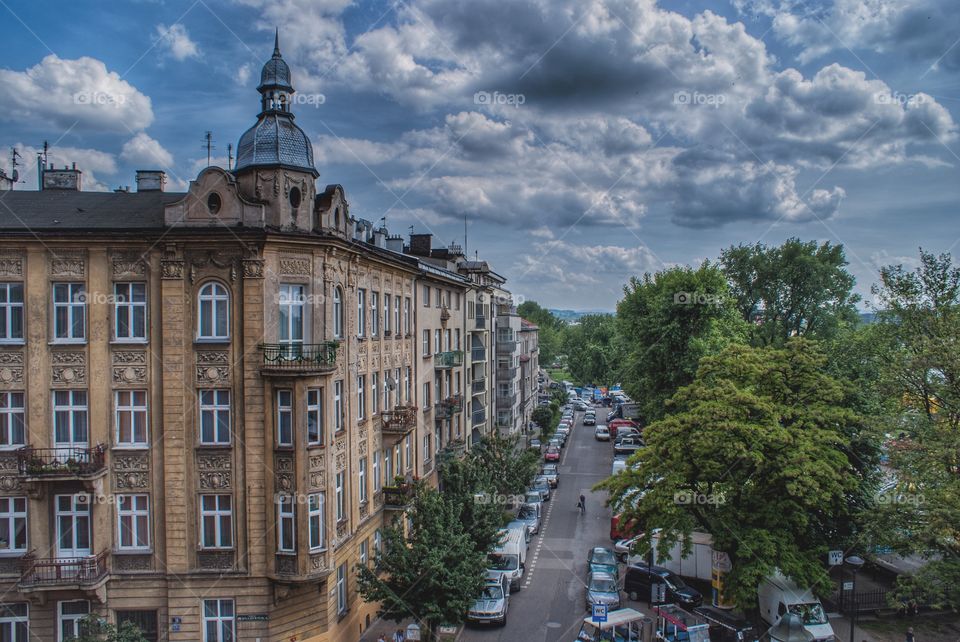 Urbanized Krakow