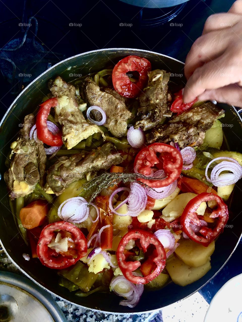 Preparing vegetables 🌽