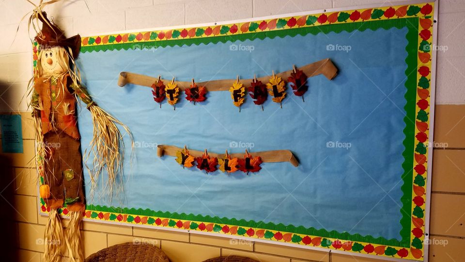 Fall Decorations at local school
