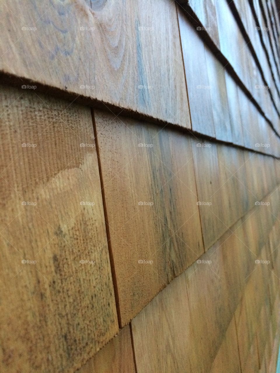 Treated cedar shingles 