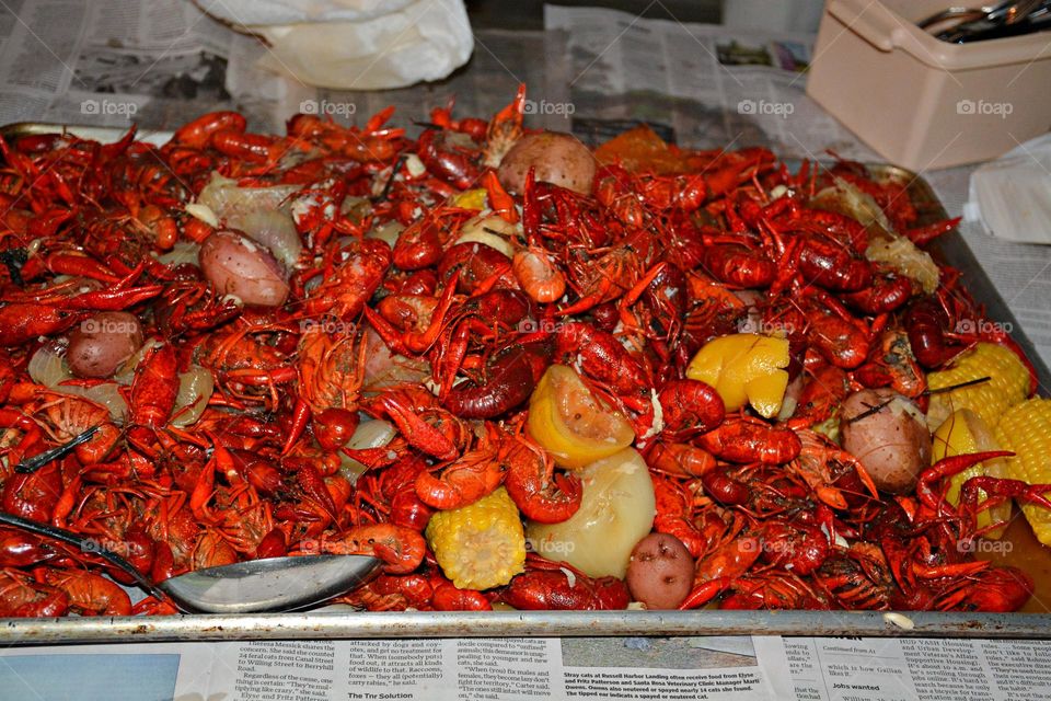 Crawfish boils are a time-honored tradition throughout the South. People come together several times during the season to boil pounds of the buggers and eat 'em alongside cooked potatoes, corn, and garlic