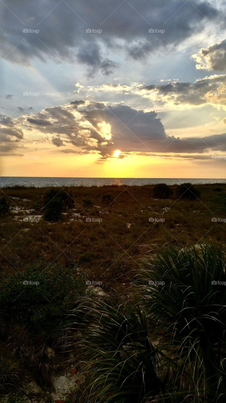 Sunset on the Gulf