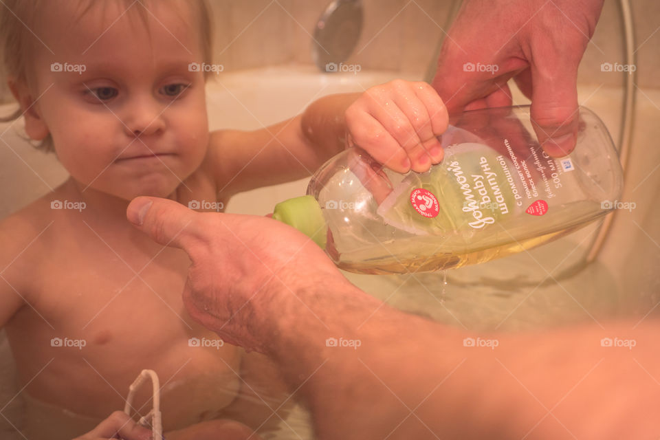 he loves to wash