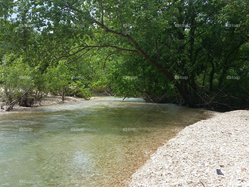 Creek we swim near Branson