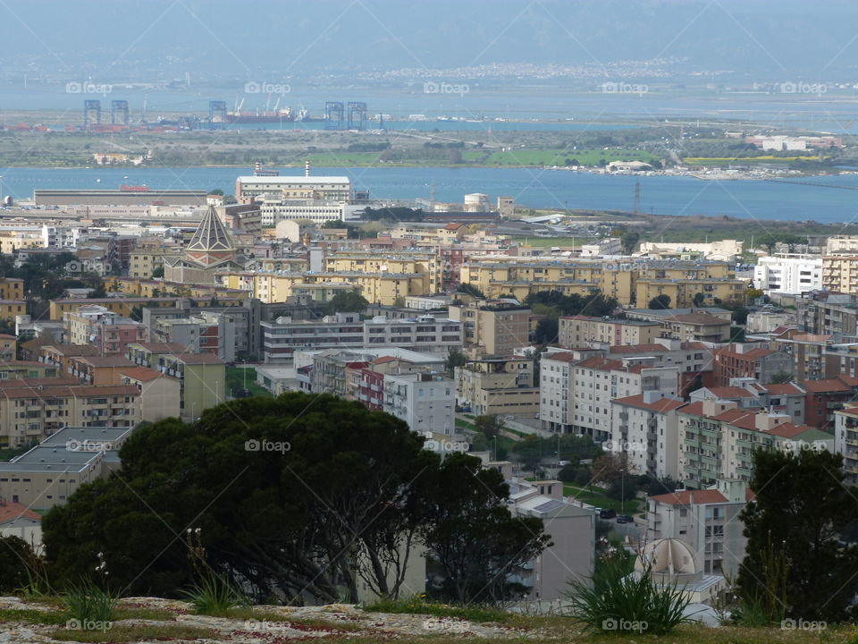 cagliari panoramic view