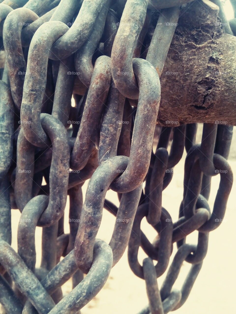 Iron, Chain, Rusty, Strength, Steel