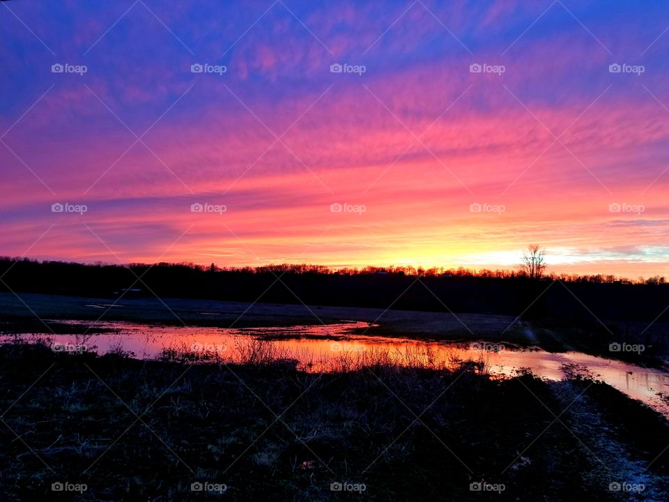 Sunset, Dawn, No Person, Water, Dusk