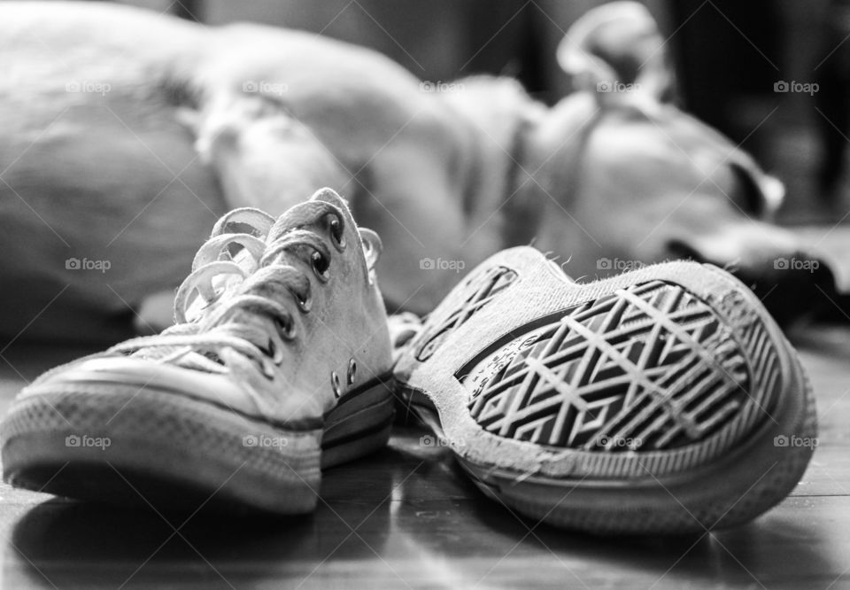 Monochrome, Two, People, No Person, Wear