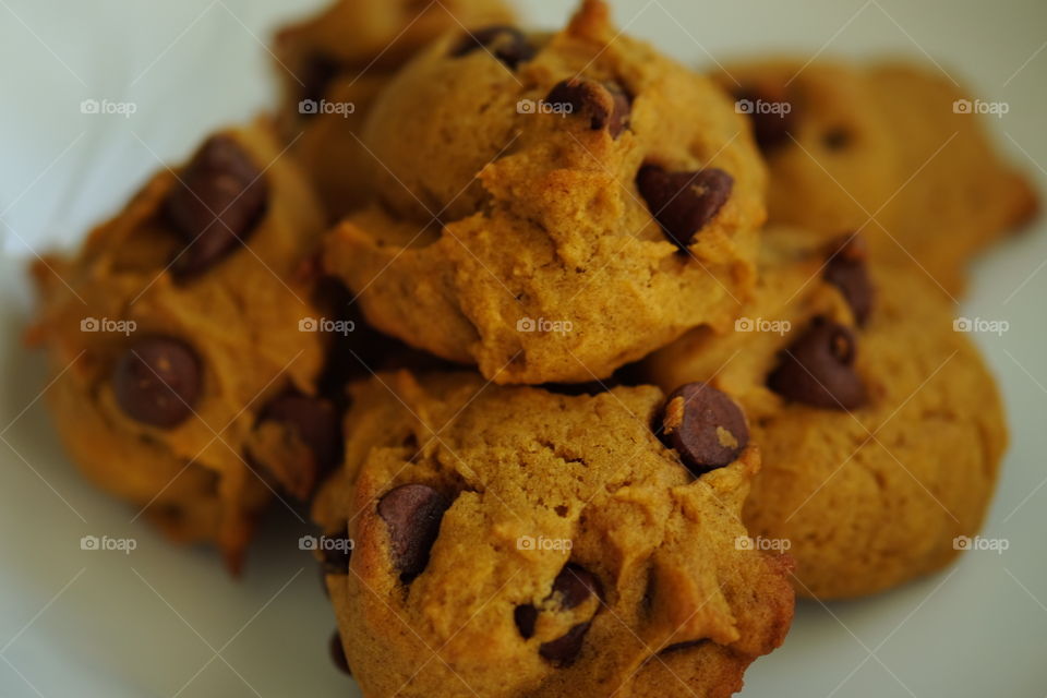 Pumpkin Chocolate Chip Cookies