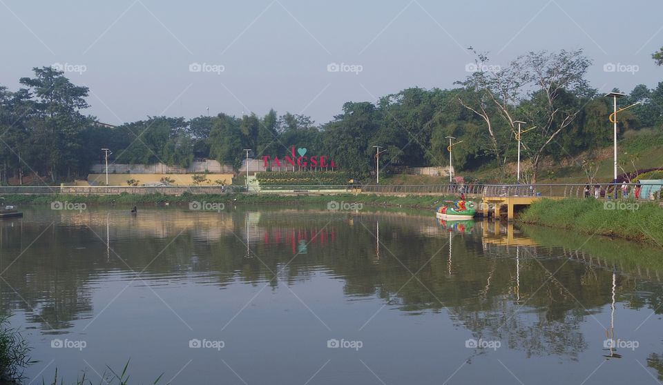 Reflection on the lake