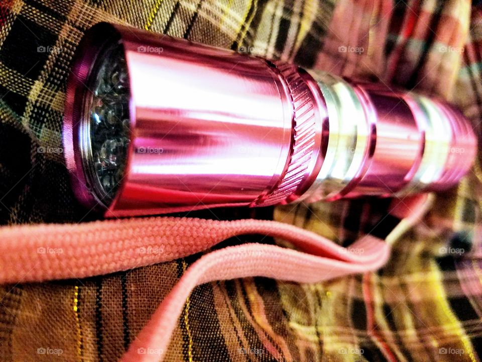 flashlight pink breast cancer awareness