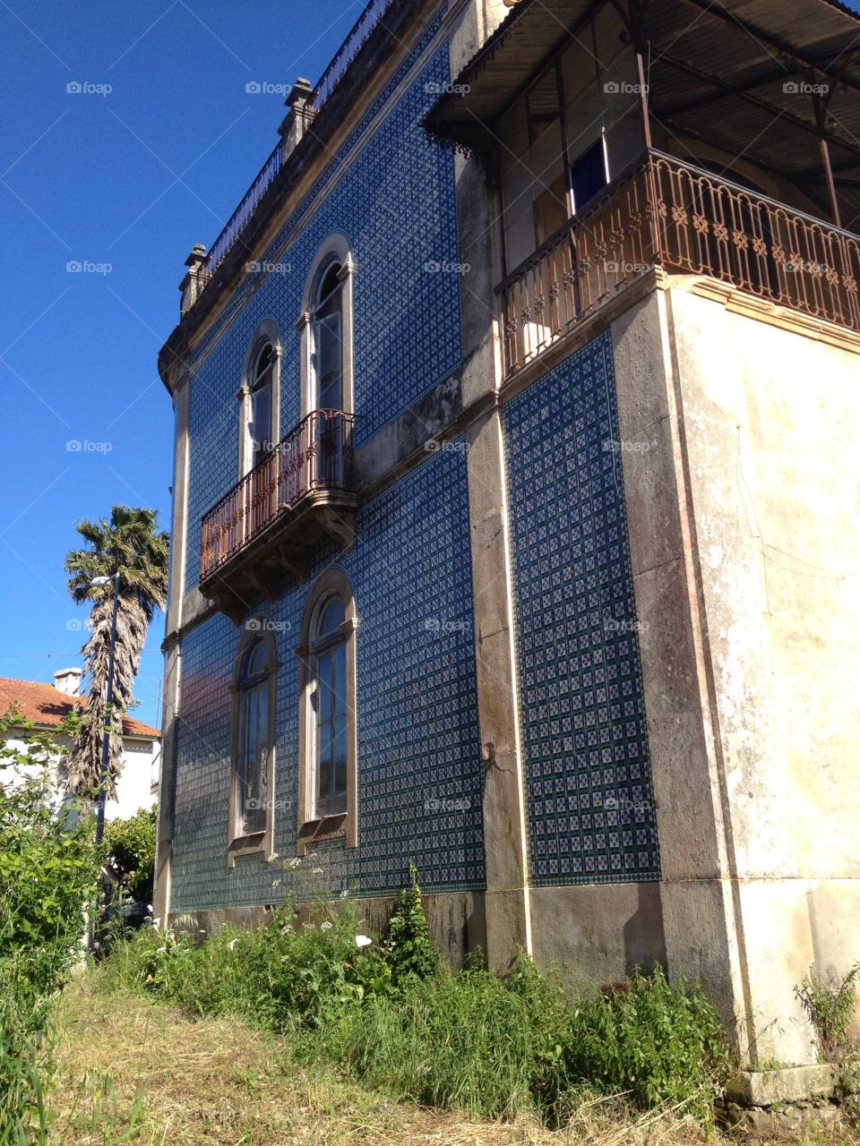 Old building with tiles