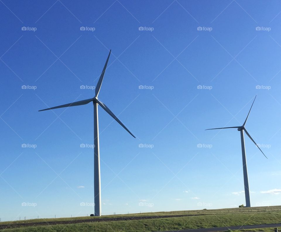 Wind farm in west Texas