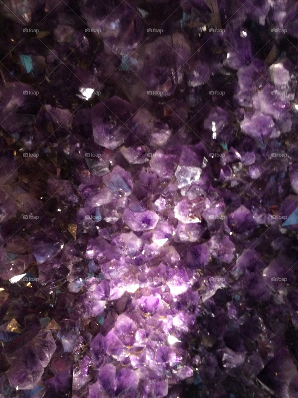 Purple Amethyst Gem Stone

