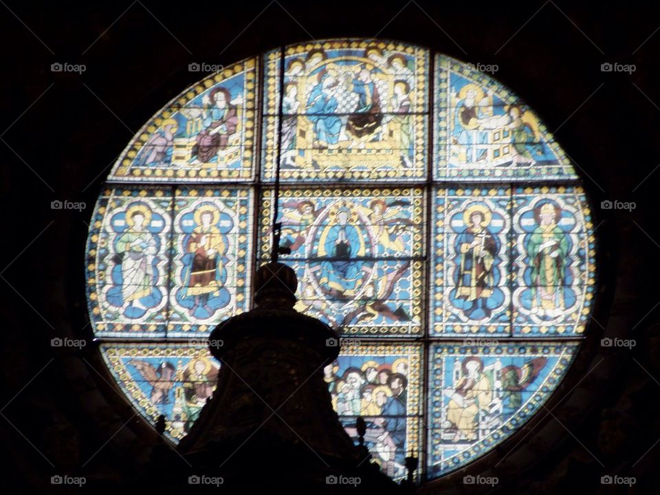 Stained Glass Window in Firenze