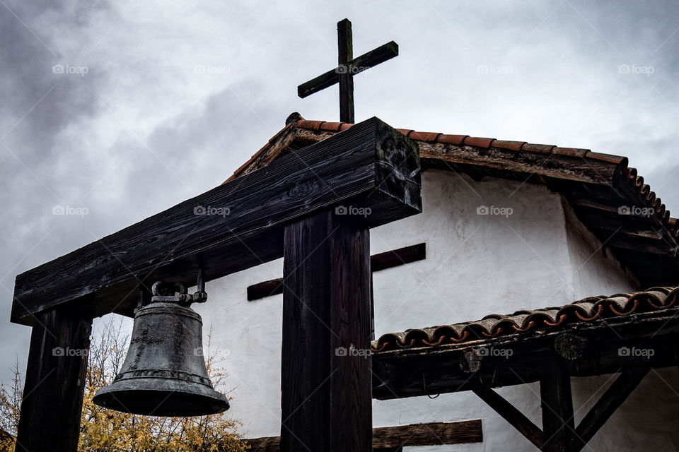 Spanish mission bell