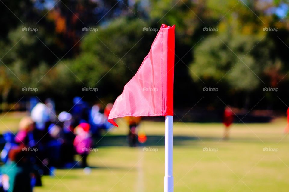 Soccer corner flag