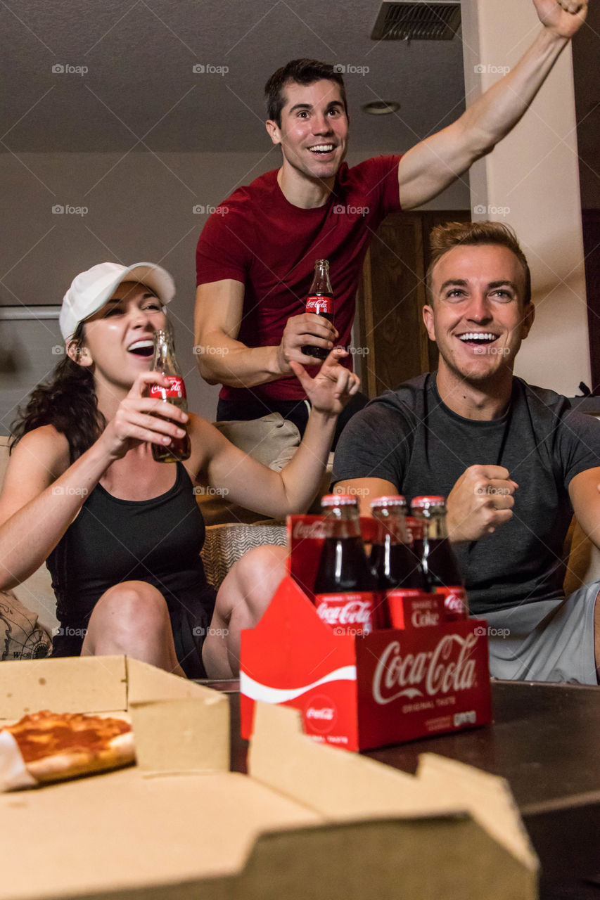 Loud Cheering Filled the Home! 