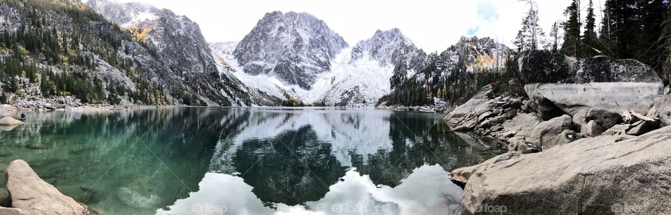 Lake Colchuck and Dragonstail Peak