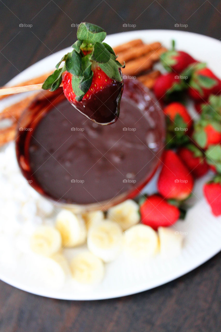 Chocolate fondue