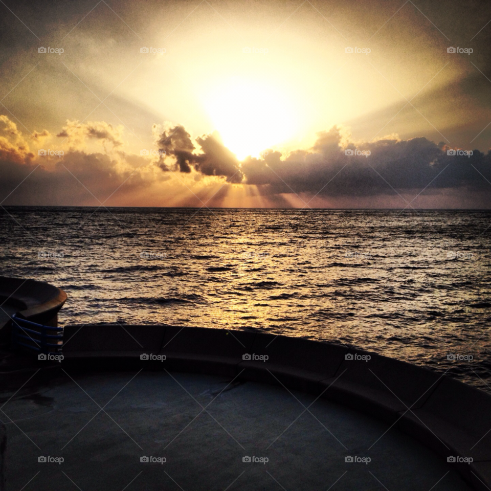 sky yellow sunset clouds by chakali