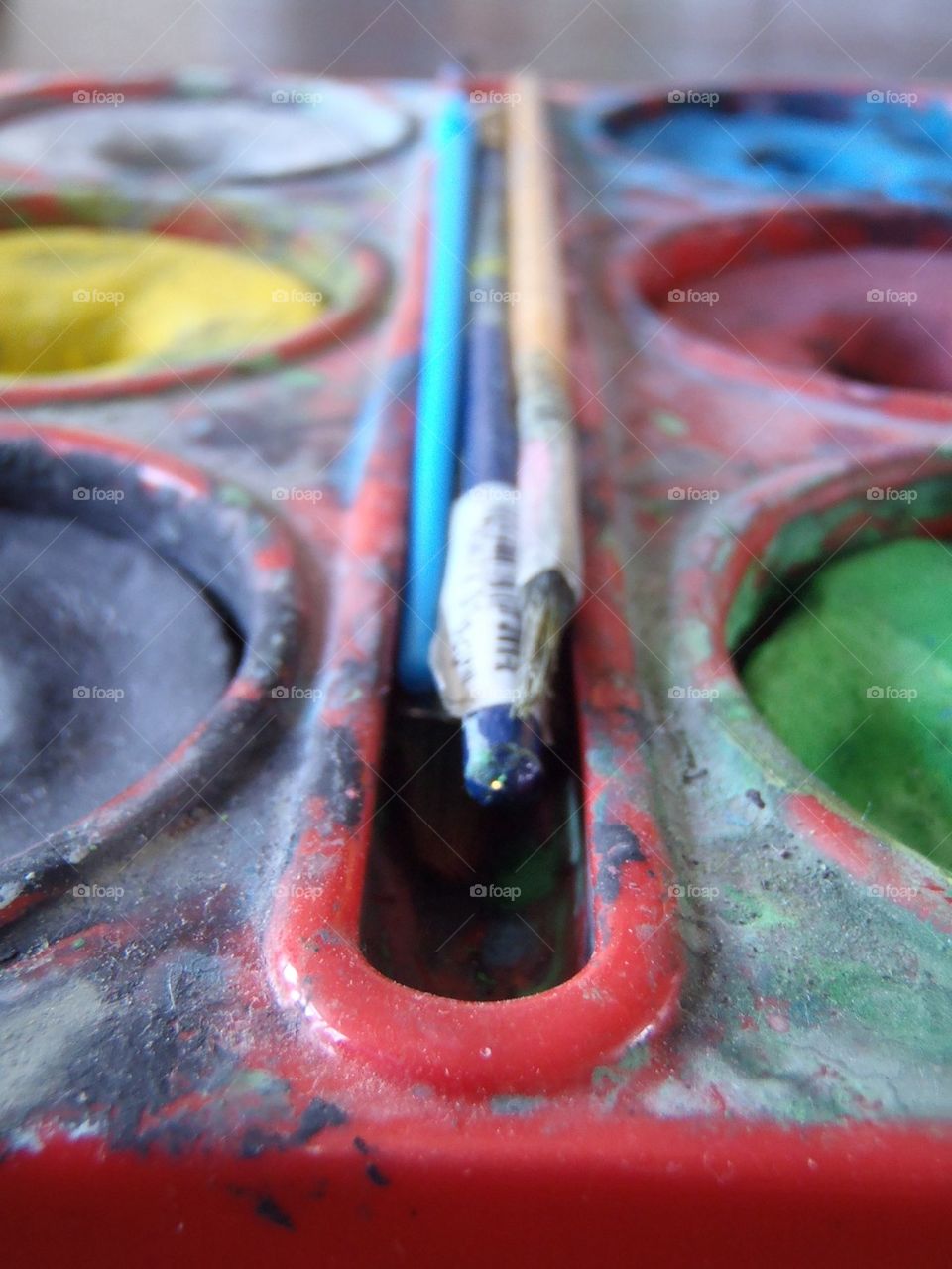 Macro paint and brushes 