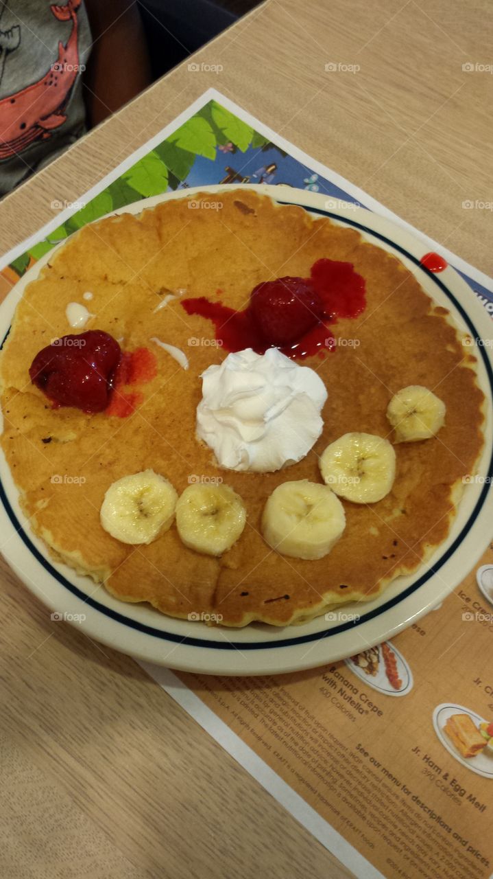 Make a Face Pancake. Make a Face Pancake  at IHOP