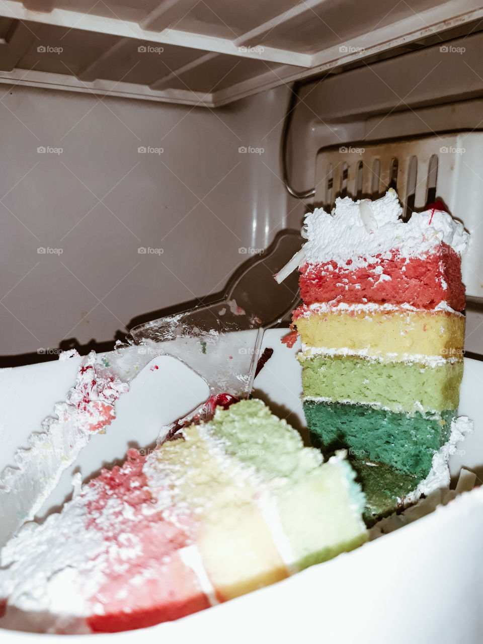 delicius rainbow cake