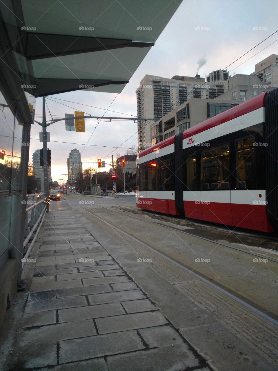 Toronto CA. Streetcar