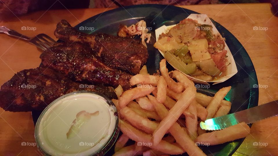 Smokey Chicken Drummies. Sticky Lips BBQ dinner