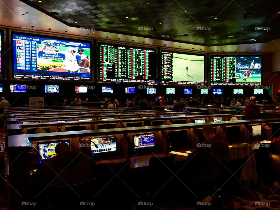 Gambling tvs in Vegas 