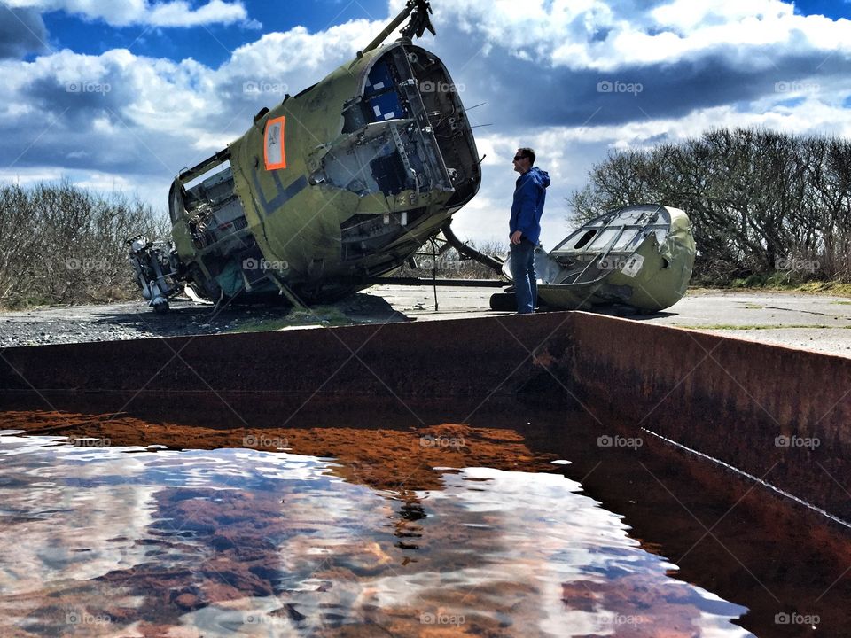 Helicopter graveyard 