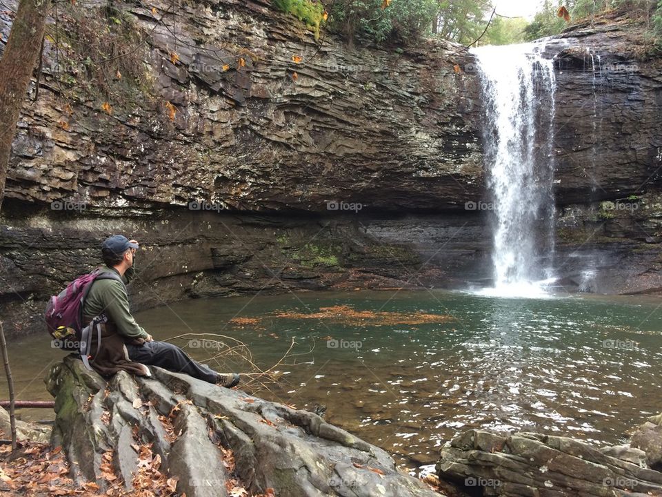 At the falls