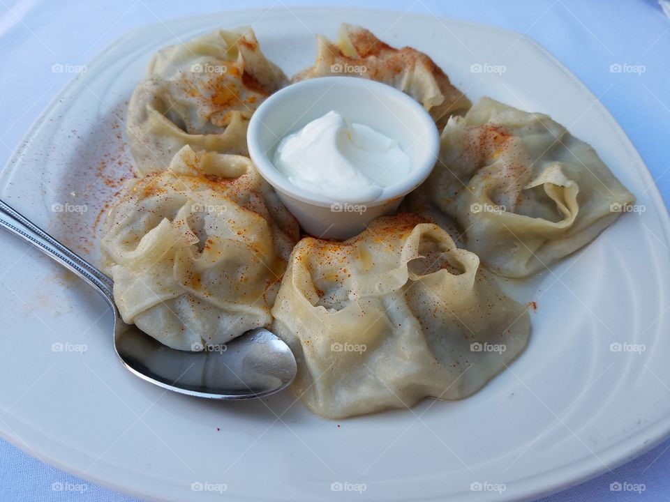 Steamed dumplings