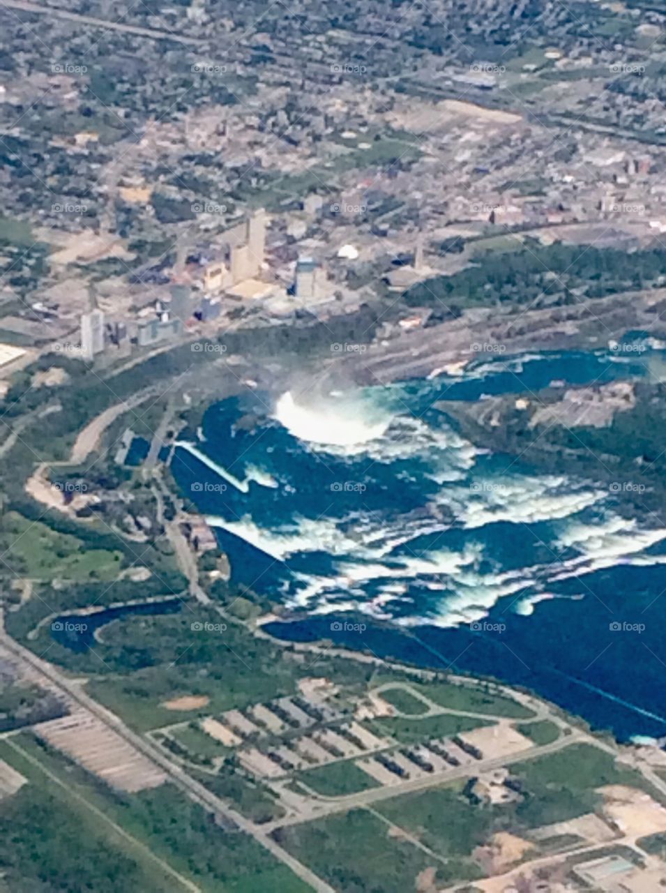 Niagara Falls from the plane
